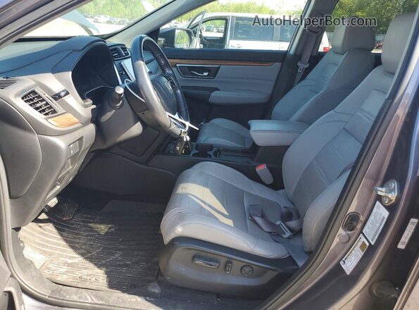 5J6RW2H88KL031164 2019 HONDA CR-V Gray 