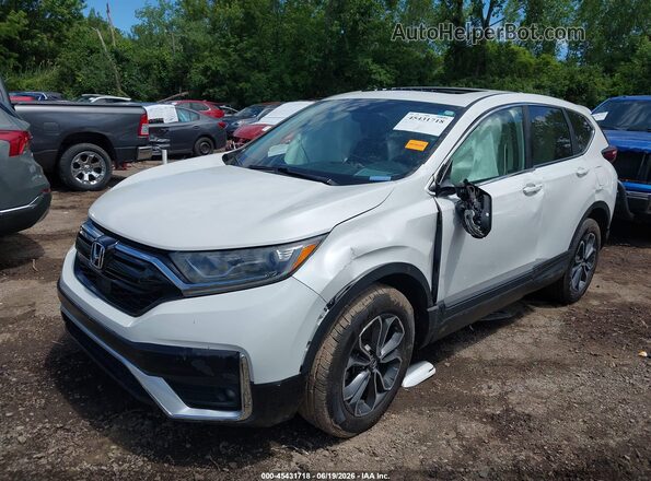 5J6RW2H88ML018496 2021 HONDA CR-V White Առջևի ձախ երեք քառորդ տեսարան