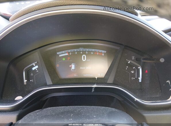 5J6RW2H89HL004189 2017 HONDA CR-V Black უკანა სავარძლების ხედი