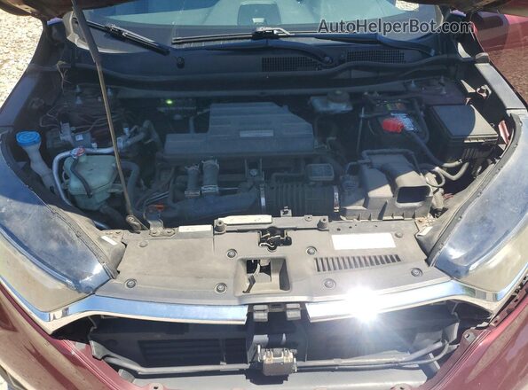 5J6RW2H89HL078096 2017 HONDA CR-V Maroon ძრავის განყოფილების ხედი