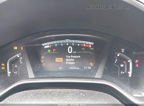 5J6RW2H89JL005655 2018 HONDA CR-V Black Widok tylnych siedzeń