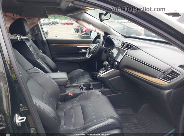 5J6RW2H89JL005655 2018 HONDA CR-V Black Widok wnętrza z przodu