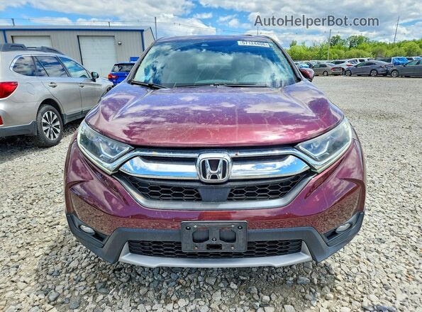 5J6RW2H89JL033570 2018 HONDA CR-V Burgundy Դիմացի տեսք
