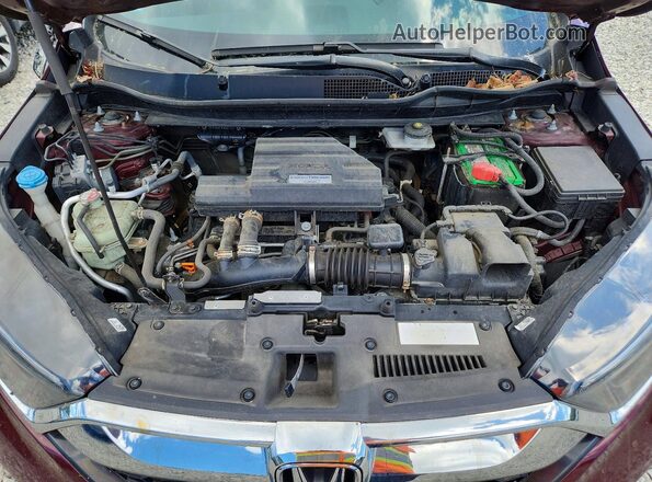 5J6RW2H89JL033570 2018 HONDA CR-V Burgundy Շարժիչի բաժամունքի տեսք