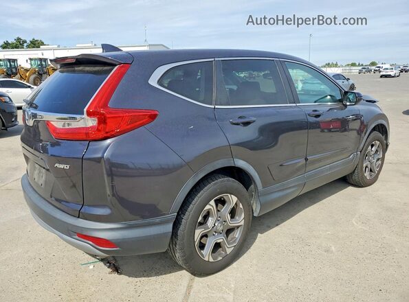 5J6RW2H89KA004809 2019 HONDA CR-V Gray Trasero derecho