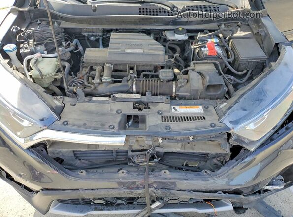 5J6RW2H89KA004809 2019 HONDA CR-V Gray Vista del compartimento del motor