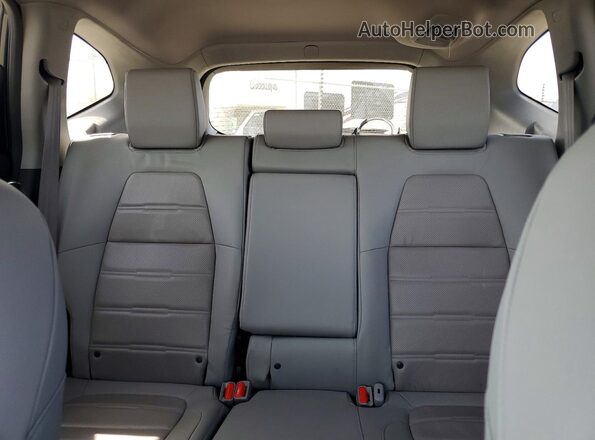 5J6RW2H89KA004809 2019 HONDA CR-V Gray Vista de los asientos traseros