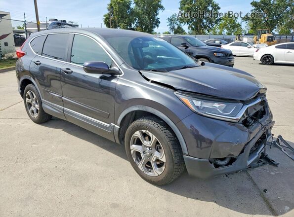 5J6RW2H89KA004809 2019 HONDA CR-V Gray Delantero derecho