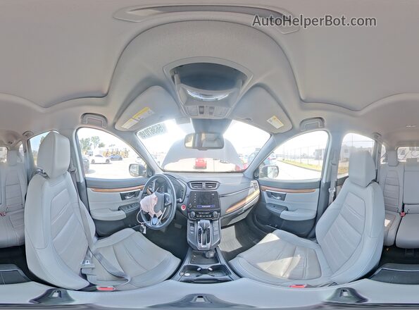 5J6RW2H89KA004809 2019 HONDA CR-V Gray Vista interior de 360 grados