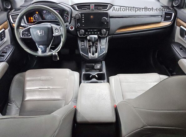 5J6RW2H89KL022215 2019 HONDA CR-V Charcoal Dashboard view