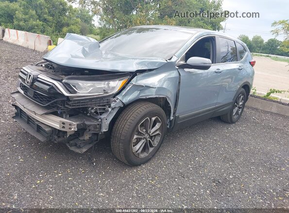 5J6RW2H89MA013092 2021 HONDA CR-V Синий Передняя левая четверть