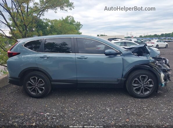 5J6RW2H89MA013092 2021 HONDA CR-V Синий Вид задней части салона