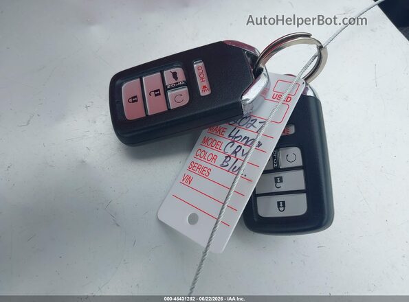 5J6RW2H89MA013092 2021 HONDA CR-V Синий Вид панели приборов
