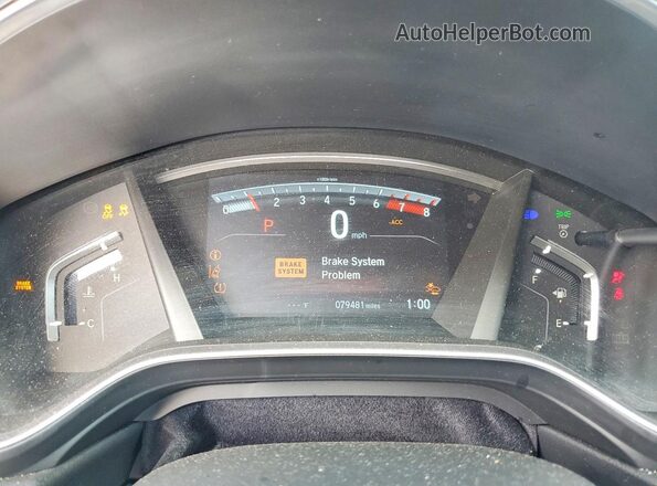 5J6RW2H8XHL049254 2017 HONDA CR-V Silver Սարքավորումների վահանակի տեսք