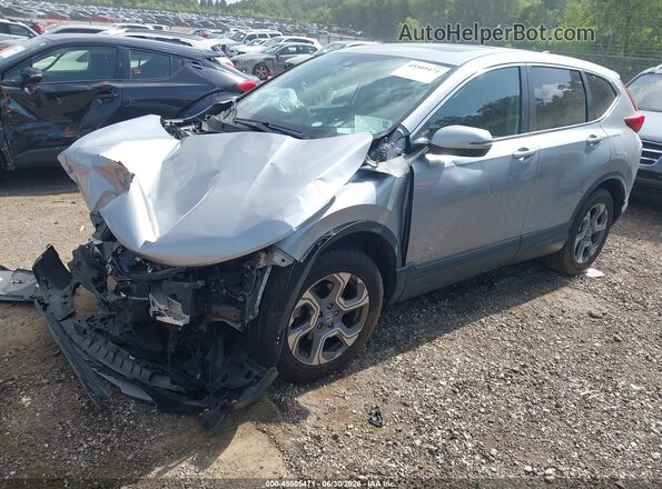 5J6RW2H8XJL012372 2018 HONDA CR-V Silver წინა მარცხენა ხედი სამი მეოთხედიდან