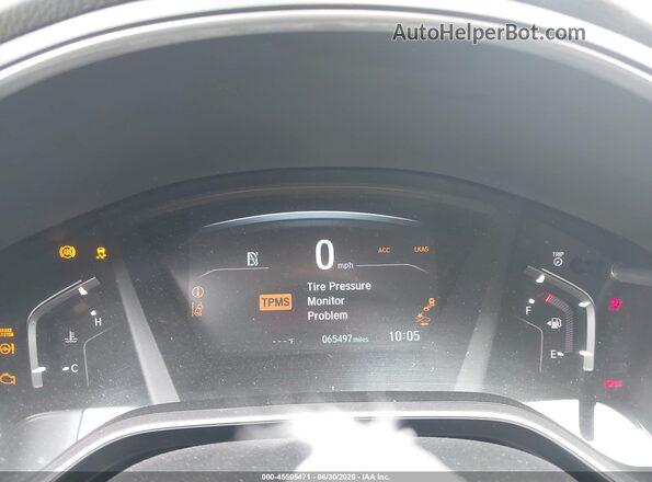5J6RW2H8XJL012372 2018 HONDA CR-V Silver უკანა სავარძლების ხედი