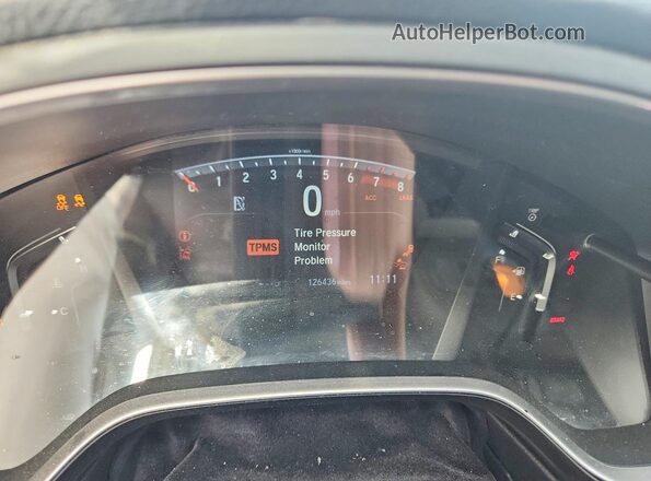 5J6RW2H8XKA008108 2019 HONDA CR-V Silver Vista del cuadro de instrumentos
