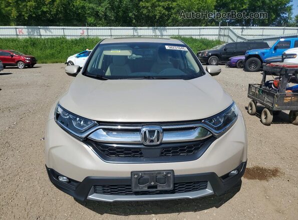 5J6RW2H8XKL003222 2019 HONDA CR-V Beige Вид спереду