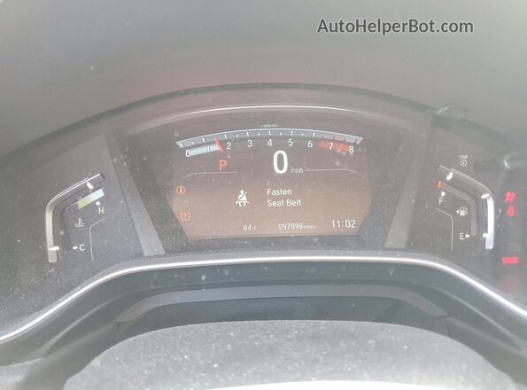 5J6RW2H8XKL003222 2019 HONDA CR-V Beige Вид щитка приладів