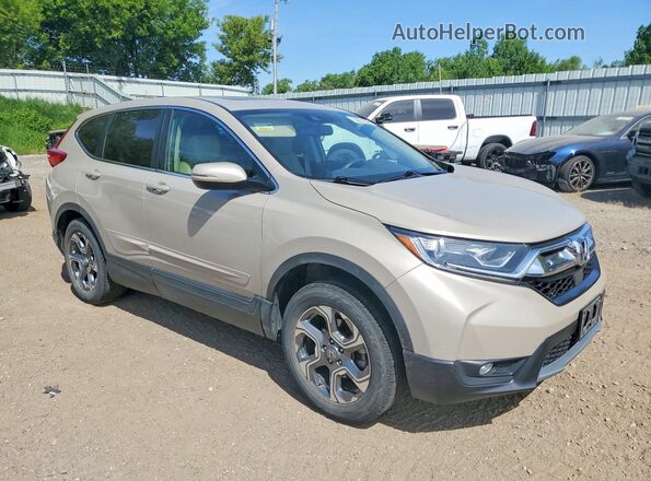 5J6RW2H8XKL003222 2019 HONDA CR-V Beige Передня права чверть