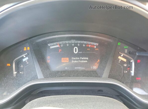 5J6RW2H8XLL021558 2020 HONDA CR-V Gray Вид щитка приладів