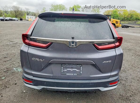 5J6RW2H8XLL021558 2020 HONDA CR-V Gray Вид ззаду