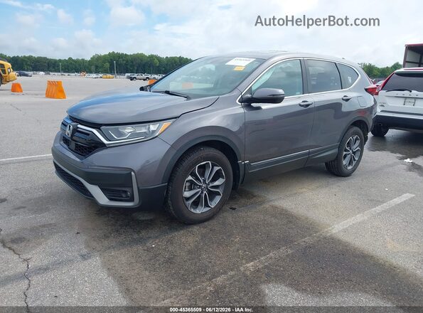 5J6RW2H8XNA005696 2022 HONDA CR-V Gray Front left
