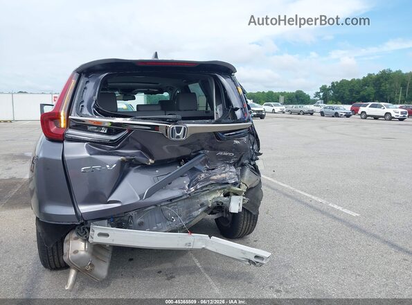 5J6RW2H8XNA005696 2022 HONDA CR-V Gray Front view