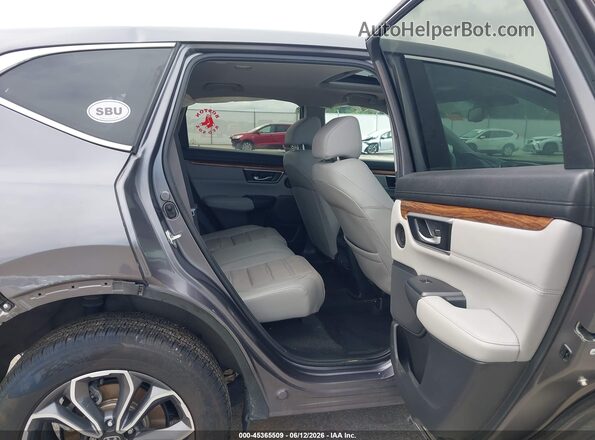 5J6RW2H8XNA005696 2022 HONDA CR-V Gray VIN sticker view