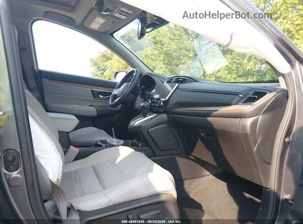 5J6RW2H8XNA010512 2022 HONDA CR-V Серый Вид салона спереди