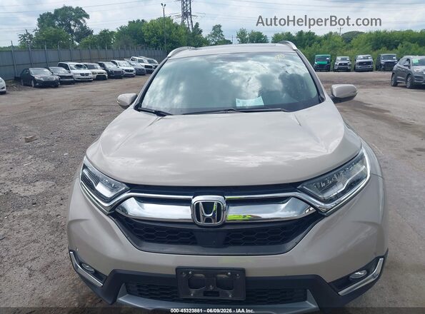 5J6RW2H90JL026452 2018 HONDA CR-V Tan ხელსაწყოთა პანელის ხედი
