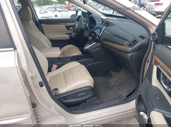 5J6RW2H90JL026452 2018 HONDA CR-V Tan წინა სალონის ხედი