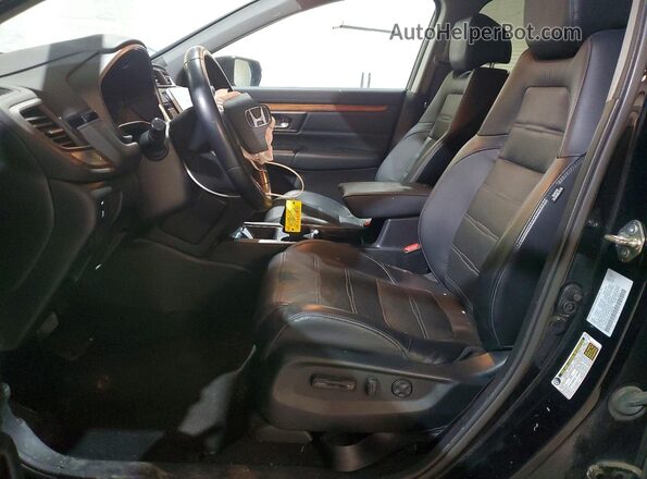5J6RW2H91HL048468 2017 HONDA CR-V Black Front interior view