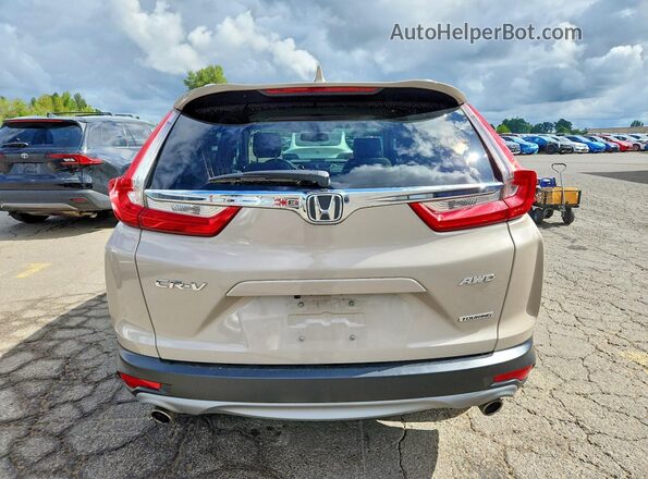 5J6RW2H91HL070759 2017 HONDA CR-V Beige Вид ззаду