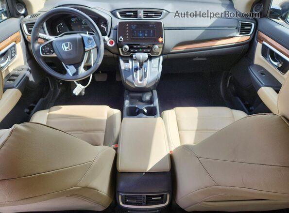5J6RW2H91HL070759 2017 HONDA CR-V Beige Вид панелі приладів