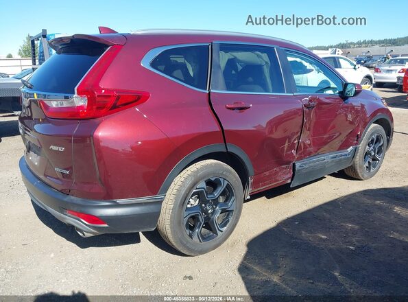 5J6RW2H93KL006357 2019 HONDA CR-V Бордовый Задняя правая четверть