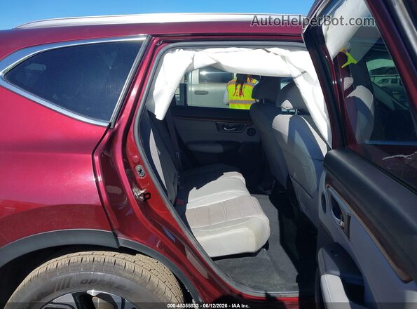5J6RW2H93KL006357 2019 HONDA CR-V Бордовый Вид наклейки с VIN-кодом