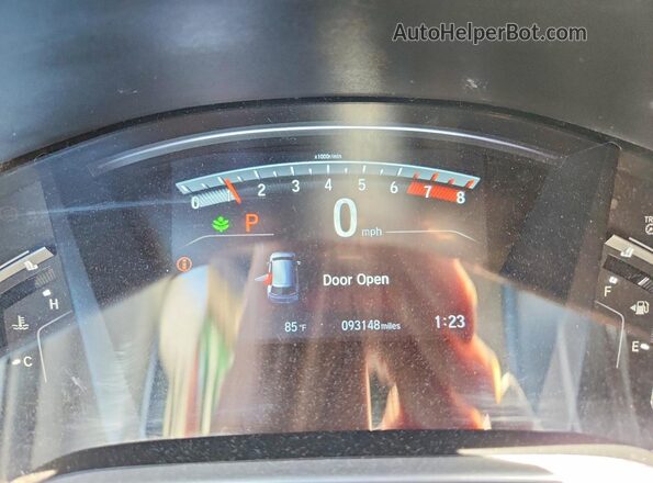 5J6RW2H95HL048389 2017 HONDA CR-V Silver Instrument cluster view