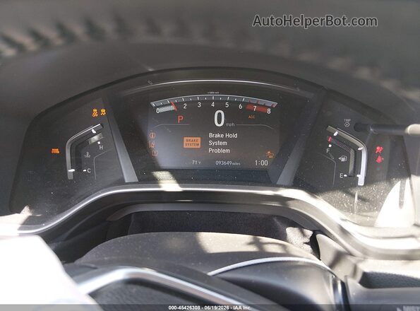 5J6RW2H95JL024504 2018 HONDA CR-V White უკანა სავარძლების ხედი