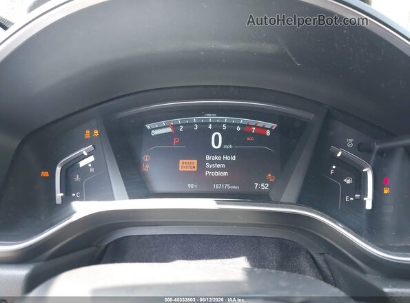 5J6RW2H96HL009875 2017 HONDA CR-V Черный Вид задних сидений