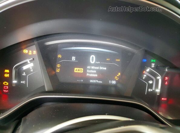 5J6RW2H97LL004340 2020 HONDA CR-V Gray Vista del cuadro de instrumentos