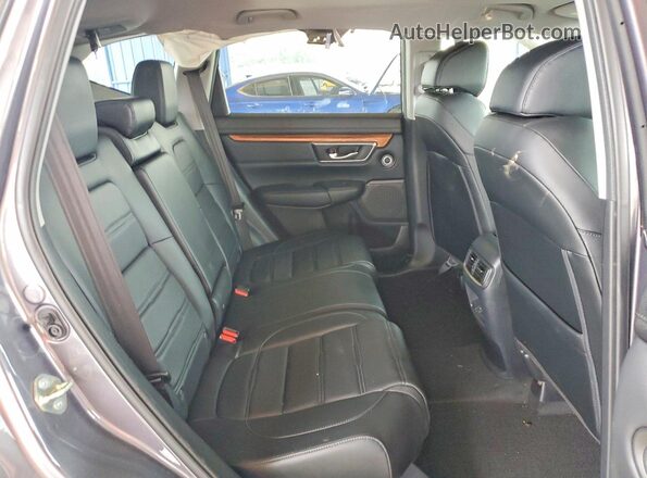 5J6RW2H97LL004340 2020 HONDA CR-V Gray Vista de los asientos traseros