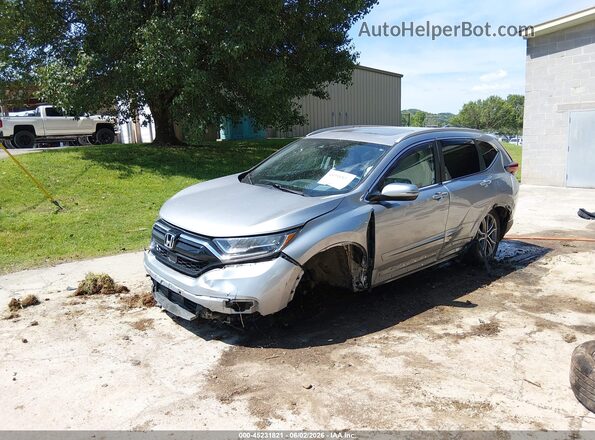 5J6RW2H98ML010973 2021 HONDA CR-V Silver Առջևի ձախ երեք քառորդ տեսարան