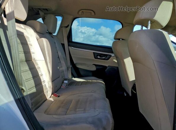 5J6RW5H31HL005083 2017 HONDA CR-V White Widok wnętrza z tyłu