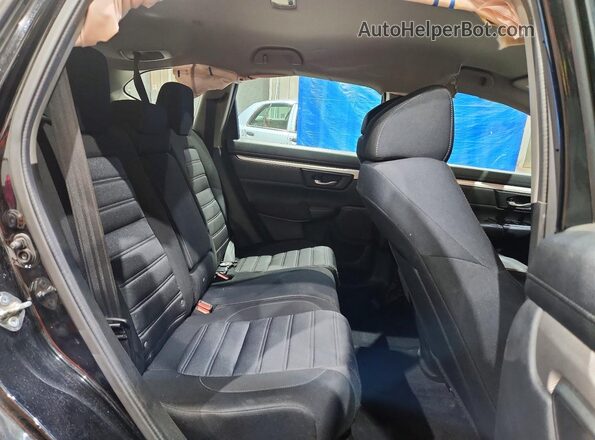 5J6RW6H30HL006005 2017 HONDA CR-V Black Widok wnętrza z tyłu