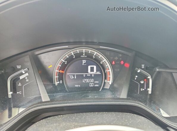 5J6RW6H30KL004083 2019 HONDA CR-V White Vista del cuadro de instrumentos