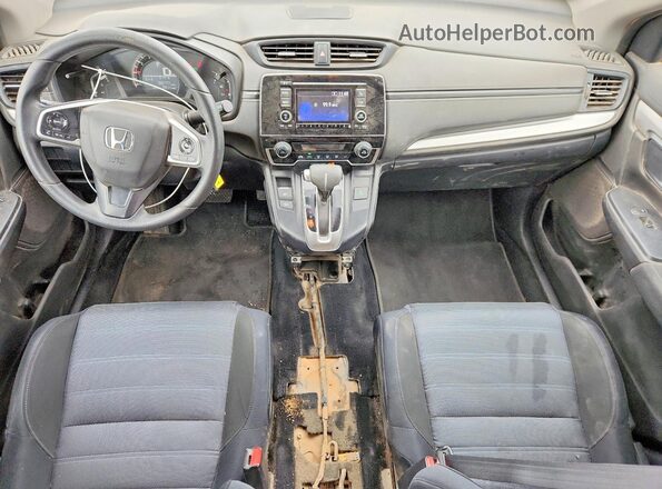 5J6RW6H35KL001065 2019 HONDA CR-V Gray Dashboard view