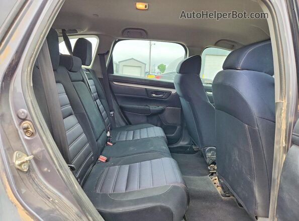 5J6RW6H35KL001065 2019 HONDA CR-V Gray Rear seats view