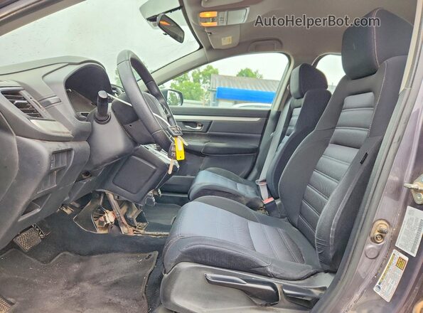 5J6RW6H35KL001065 2019 HONDA CR-V Gray Front interior view