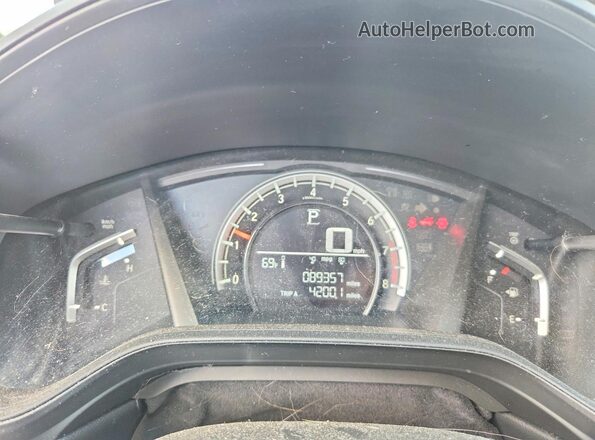 5J6RW6H35KL006671 2019 HONDA CR-V Белый Вид щитка приборов